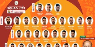 CHAN2022 – EQUIPE NATIONALE – Bougherra dévoile une liste de 28 joueurs