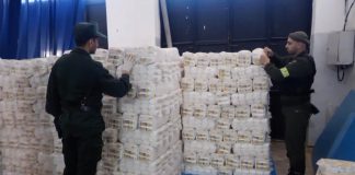 Brigade de Gendarmerie de Yaghmoracen – Du sel iodé conditionné dans des sacs de sucre