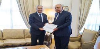 Ministère des Affaires étrangères – L’ambassadeur d’Algérie au Caire reçu par le MAE égyptien