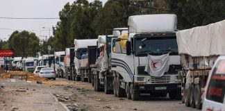 Trêve à Ghaza – Un total de 248 camions d’aide humanitaire sont arrivés dans l’enclave