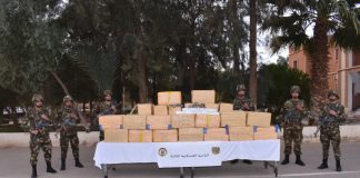 MDN – Mise en échec de tentatives d’introduction de 14qx de kif via les frontières avec le Maroc