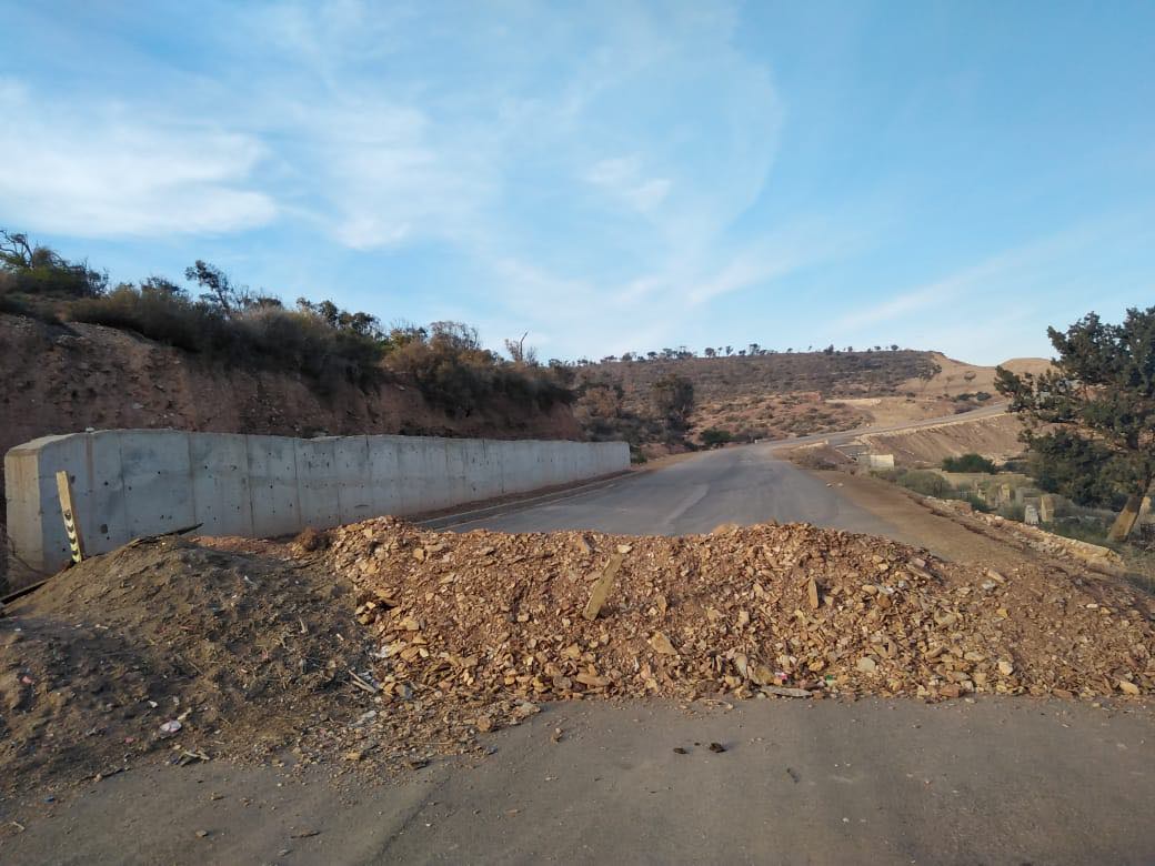 03 - La route de Cap Carbon fermée à la circulation !