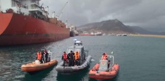 Protection civile d’Oran – Manœuvre simulant le sauvetage de personnes en détresse en mer