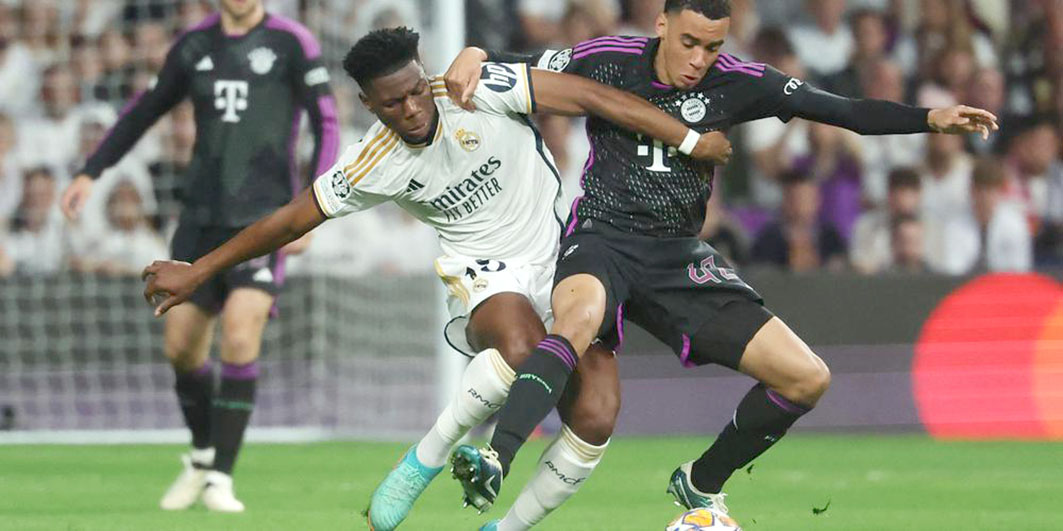 TOPSHOT-FBL-EUR-C1-REAL MADRID-BAYERN MUNICH