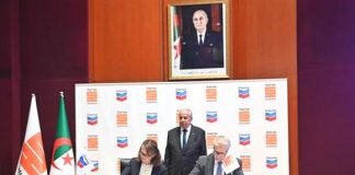 Sonatrach – Signature d’un mémorandum d’entente avec Chevron pour développer les hydrocarbures dans les bassins d’Ahnet et de Berkine