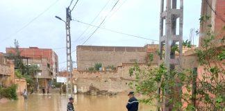Béchar – Des pluies torrentielles ont provoqué quelques inondations
