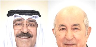 L’Emir de l’Etat du Koweït réitère ses félicitations au président de la République pour sa réélection pour un second mandat