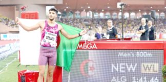 Ligue de Diamant 2024 – Etape de Bruxelles – L’Algérien Djamel Sedjati engagé en finale du 800 m