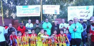 RADIEUSE – HIVER FOOT – Belloumi, Kouici, Megharia, Betrouni, hansal,honorent les champions du tournoi