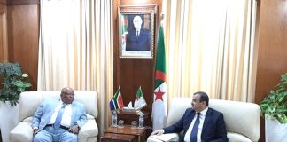 Energie et Mines – Arkab examine avec l’ambassadeur d’Afrique du sud les moyens de renforcer la coopération bilatérale