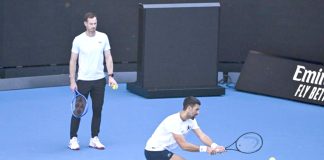 OPEN D’AUSTRALIE – Le premier entraînement du duo Djokovic-Murray à Melbourne