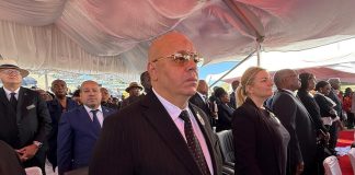 Rebiga assiste aux funérailles de l’ancien président namibien Sam Shafishuna Nujoma