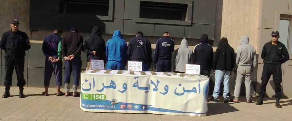 02 - Dix arrestations, du cannabis des millions de dinars saisis