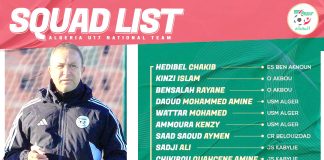 FOOT/ SELECTION NATIONALE (U17) – Amine Ghimouz convoque 26 joueurs pour un stage à Oran