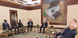 Diplomatie africaine – Le président Tebboune reçoit les ministres des Affaires étrangères du G4