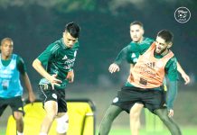 ÉQUIPE NATIONALE A’ – Première séance d’entraînement à Doha