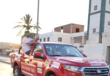 BOUSSAADA – Arrivée à Boussaâda des participantes au 4ème rallye international automobile “la sirène de la Méditerranée”