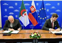 Algérie-Slovaquie – Soutien aux causes palestinienne et sahraouie