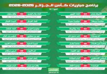 Coupe d’Algérie 2025-2026 – MCA-USMK et USMH-JSK à l’affiche
