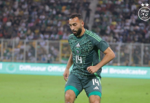 FAF – Himed Abdelli appelé pour remplacer Houssem Aouar blessé