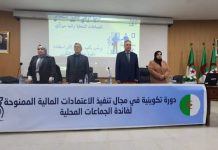 Gestion budgétaire des collectivités – Une session nationale de formation lancée à Oran