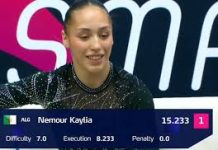 Coupe du monde 2026 de gymnastique – Médaille d’or pour Kaylia Nemour aux barres asymétriques