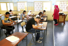 Préparatifs pour les examens de fin d’année scolaire