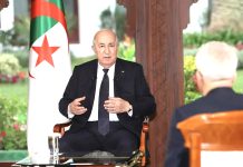 Président Tebboune à la presse: « L’Algérie n’hypothèquera ni son indépendance ni ses richesses »