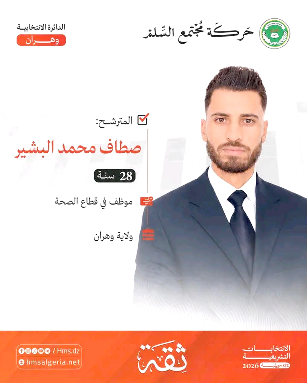 05- Mohamed Bachir Sattaf candidat du MSP à Oran