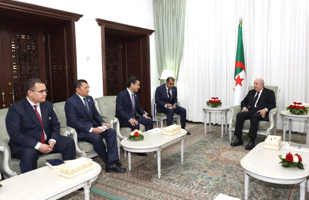 10 - Le président Tebboune reçoit le chef de la diplomatie ouzbek