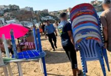 Cap Falcon -La police met fin à l’occupation illégale de la plage, deux personnes interpellées