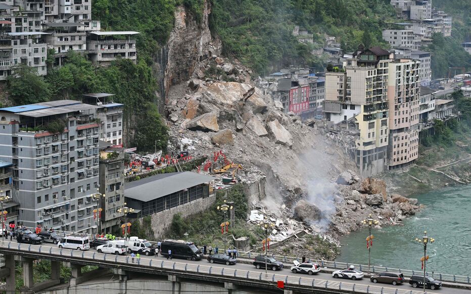CHINA-DISASTER-LANDSLIDE