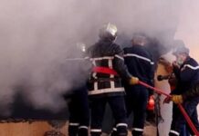 Centre-ville d’Oran – Incendie dans un magasin d’électroménager