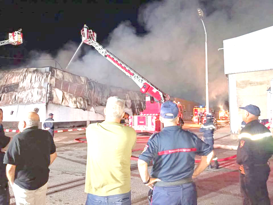 05 - Incendie près du marché de gros