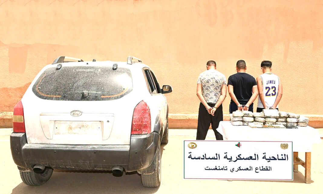 09 - Tamanrasset Saisie de 31 kg de cocaïne dans un véhicule