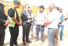 Projet stratégique de stockage céréalier à Oued Tlélat – Le silo d’un million de quintaux franchit le cap des 50 % de réalisation