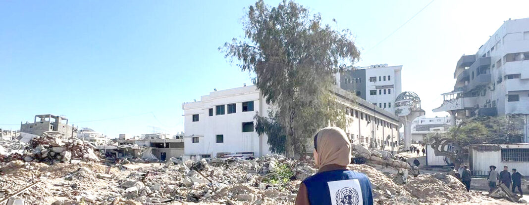 11 - Déblaiement des gravits à Ghaza
