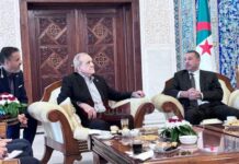 En rscale technique à Alger – Le président iranien Massoud Pezeshkian accueilli par Saïd Sayoud