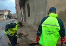 Sebdou – Mobilisation après les fortes pluies