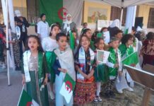 Commémoration du 1er Novembre 1954 à Oran – Les élèves l’école Azza Abdelkader font revivre la mémoire de la révolution