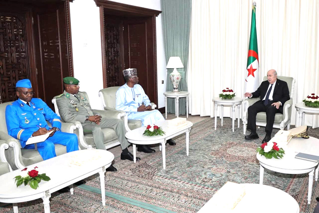 08 - Le président Tebboune reçoit le ministre de la Défense du Niger
