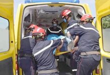 Misserghine – Neuf blessés dans une collision entre un bus et deux voitures